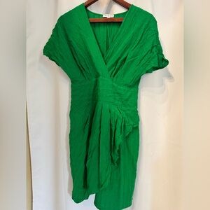 Elegant Anthropologie Aryessa Green Dress